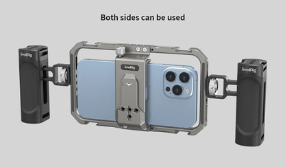 SmallRig Side Handle for iPhone 14 Smartphone Cage Phone Video Rig Lightweight 1/4 Threads Universal Quick Release Handgrip 2772