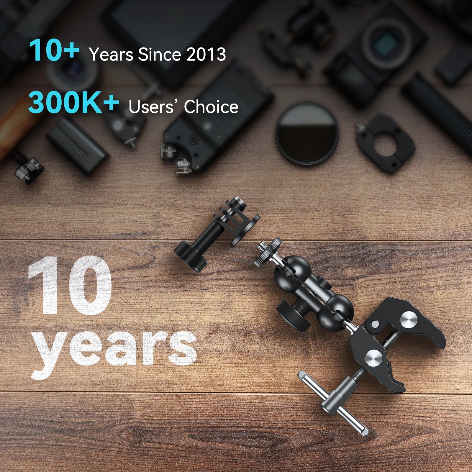 SmallRig Crab-Shaped Clamp Kit with Ballhead Magic Arm