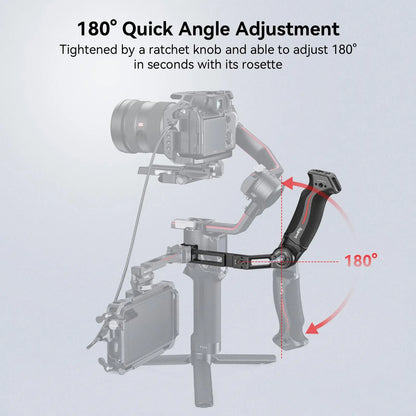 SmallRig Adjustable Handle Sling Handgrip for DJI RS 2 / RS 3 / RS 3 Pro/ RS 3 Mini / RS 4 Pro / RS 4 Gimbal Handheld Stabilizer