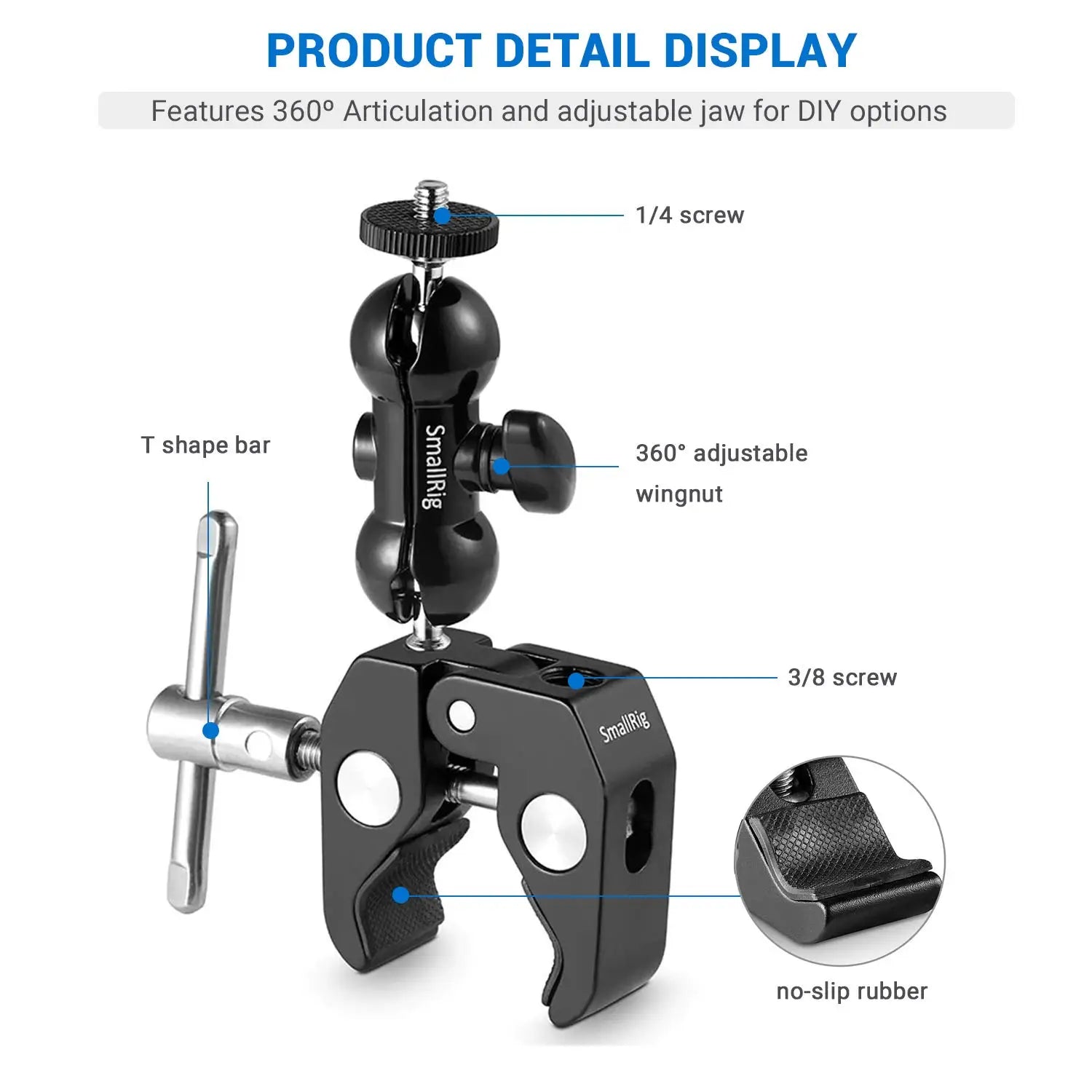 SmallRig Cool Ball Head Adapter Arm V4