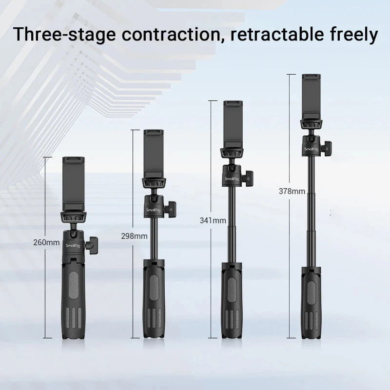 SmallRig Vigor Vlog Kit Compact and Stretchable Tripod Grip Selfie Stick Mode