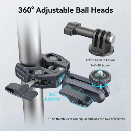 SmallRig Super Clamp Camera Mount Clamp with 360° Ballhead