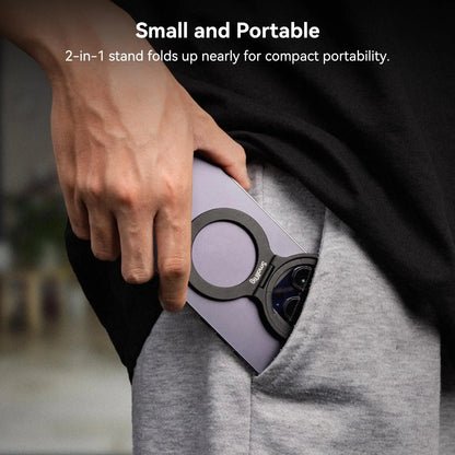 SmallRig 2-in-1 52mm Magnetic Filter Adapter Ring / Phone Stand for iPhone, Foldable Compact and Portable 4219