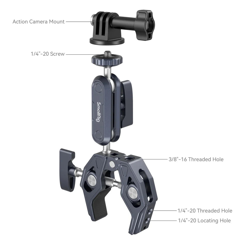 SmallRig Swivel and Tilt Adjustable Monitor Mount with ARRI-Style Mount