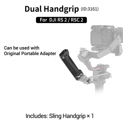 SmallRig Wireless Control Sling Handgrip  for DJI RS 2, for DJI RS 3 Pro / RS 4/RS 4 Pro with Wireless Controller 3920