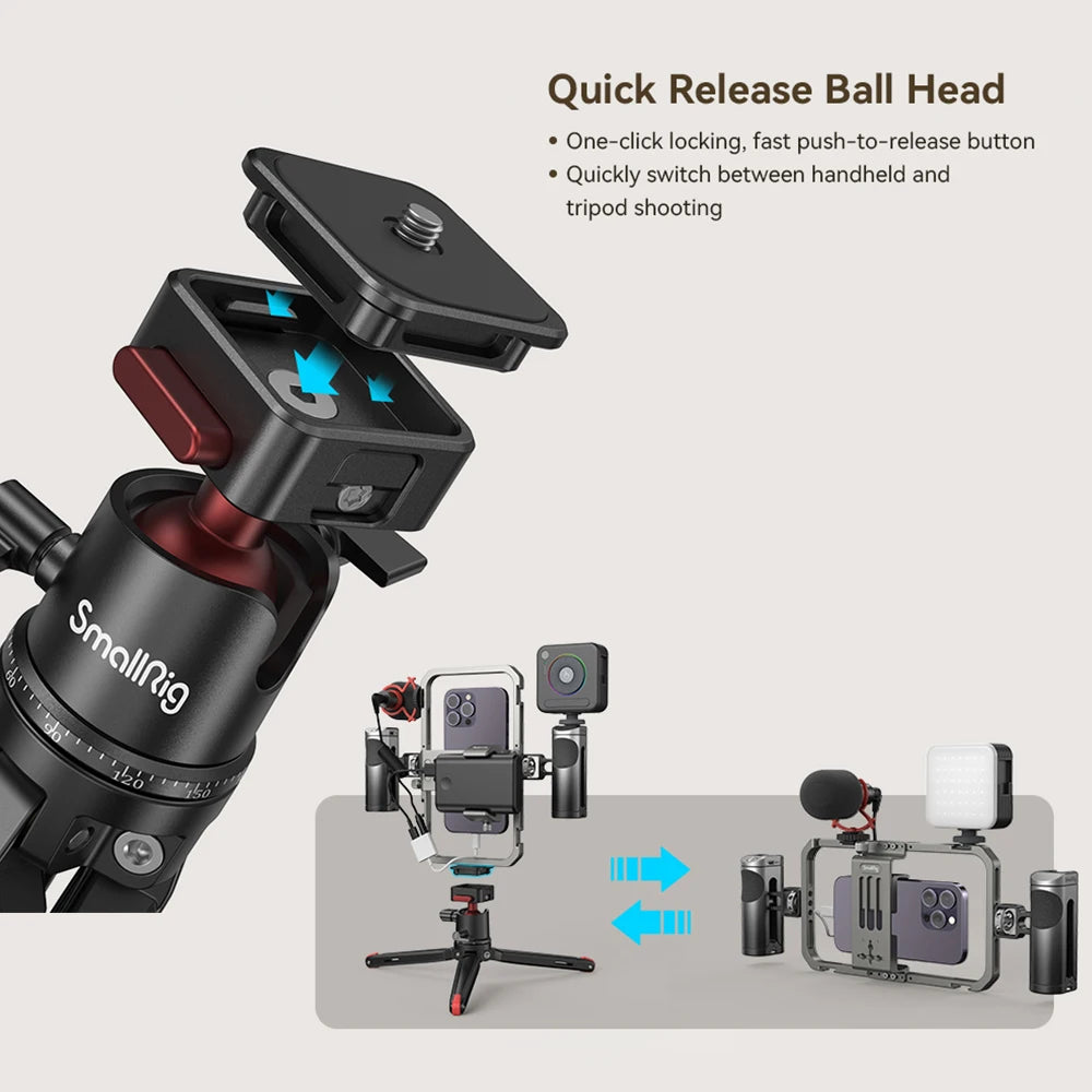 SmallRig All-in-One Video Kit Ultra /Pro/Basic/ Classic Kit for Phone Photography Universal Phone Cage Kit