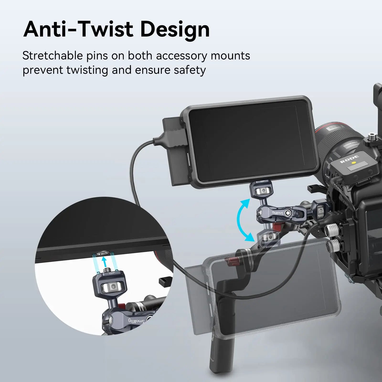 SmallRig Flexible Articulating Magic Arm with Dual Ballhead (3873)