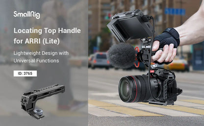 SmallRig NATO Top Handle Lite with Cold Shoe Portable Camera Handle for Shoot Fit for Sony for Canon for Nikon Camera Cage 3766