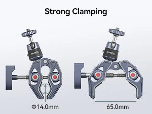 SmallRig Super Clamp Camera Mount Clamp with 360° Ballhead