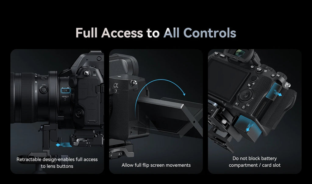 SmallRig Rotatable Plate Kit for Nikon