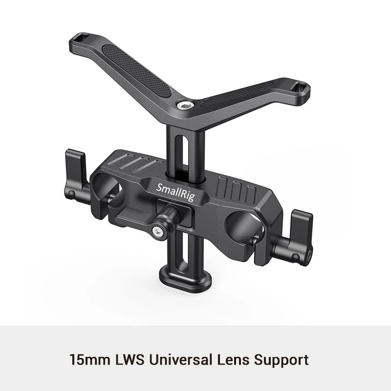 SmallRig Universal 15mm LWS Rod Mount Lens Support For 73-108mm Dslr Camera Lens Bracket Support With 15mm Rod Clamp -2727