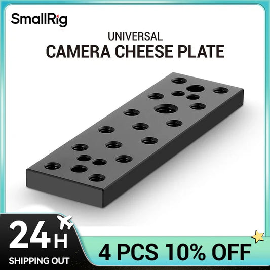 SmallRig Multi-function Mounting Plate Cheese Plate with 1/4" and 3/8" Connections for Sony F970/F550 Battery on Monitors- 904