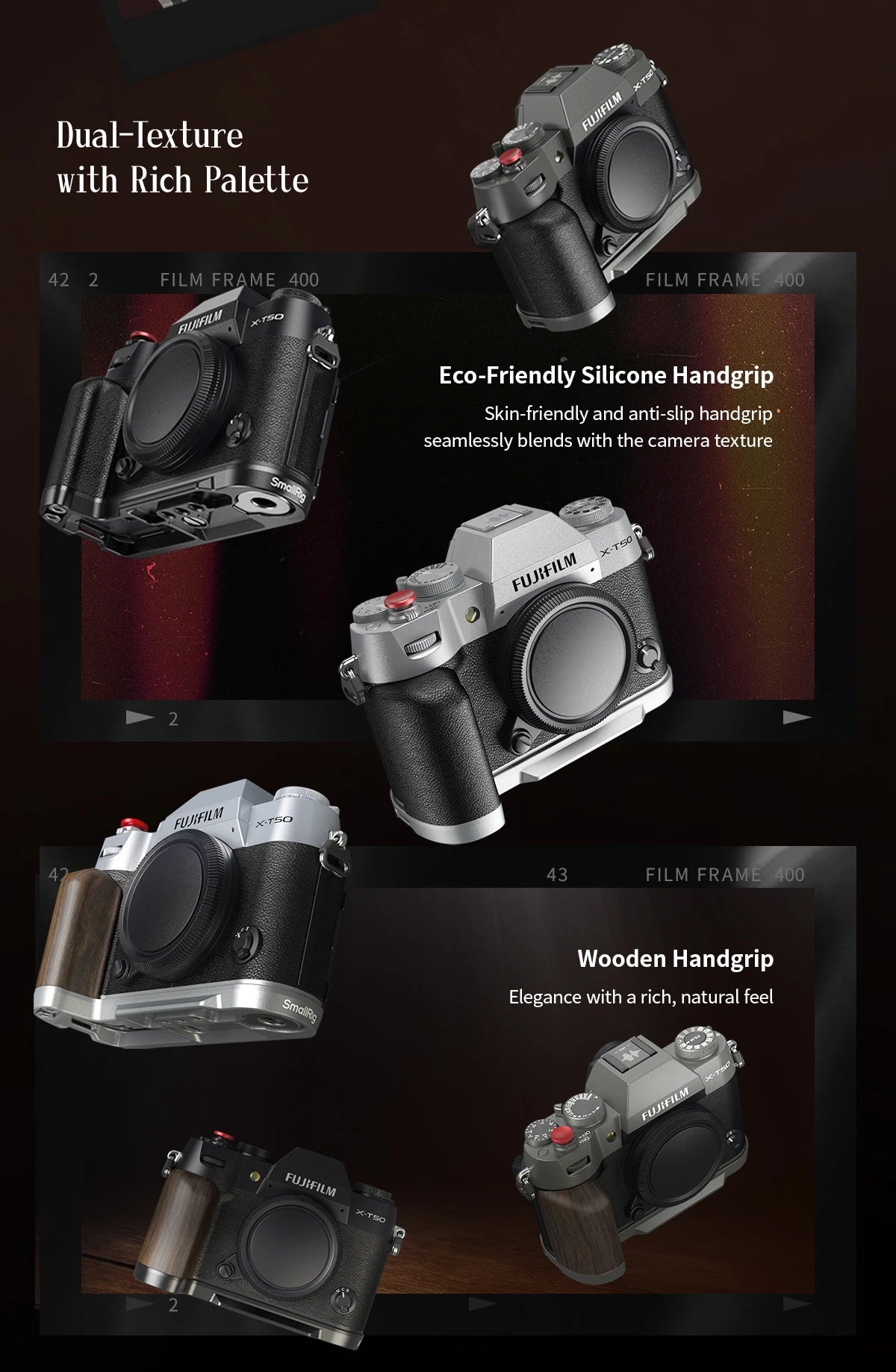 SmallRig Silicone L-Shape Grip for FUJIFILM X-T50