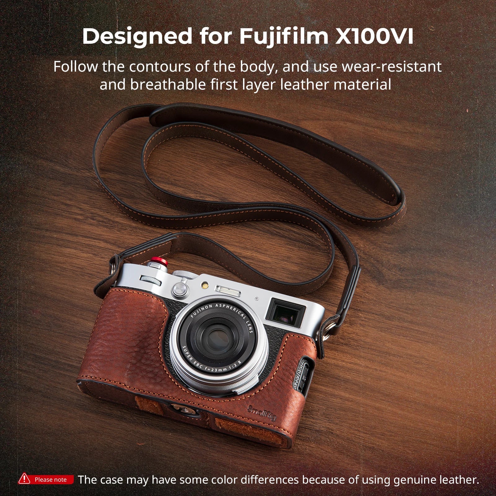 SmallRig Leather Half Case Kit for FUJIFILM X100VI