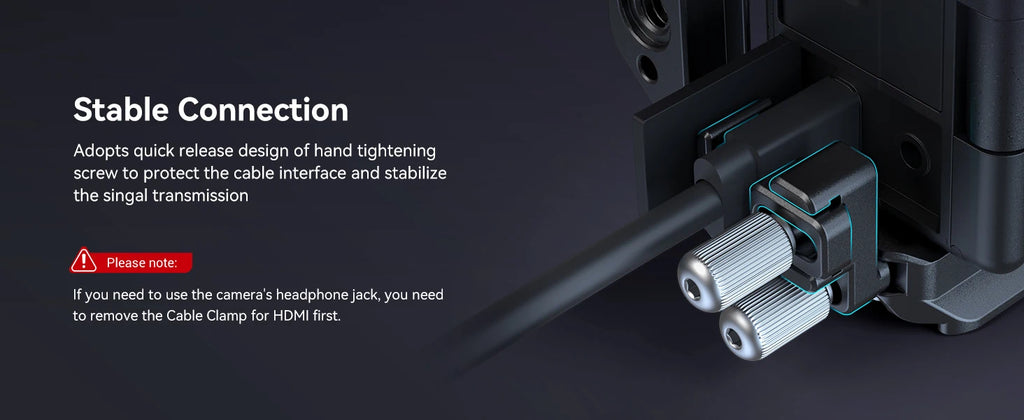 SmallRig Cage Kit for Sony Alpha 7 C II / Alpha 7 CR Full Cage with Cable Clamp with Quick-Release Plate for Sony A7C II