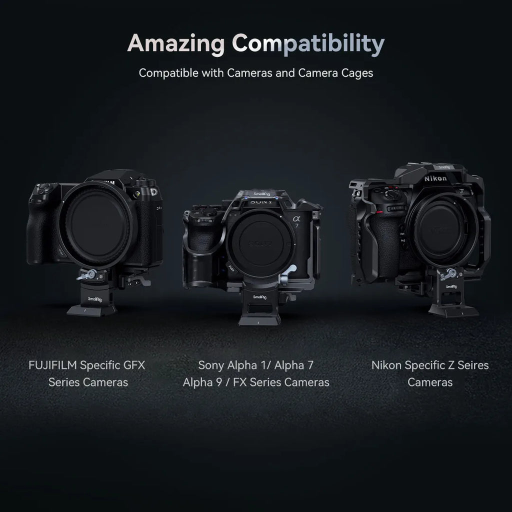 SmallRig Rotatable Horizontal-to-Vertical Mount Plate Kit for Sony Alpha 1 / Alpha 7 / Alpha 9 / FX Series 4244