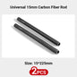 SmallRig 15mm Carbon Fiber Rod 4 inch Long for 15mm Rod Light Weight Support System DSLR Camera Rig - 1871 (2PCS Pack)