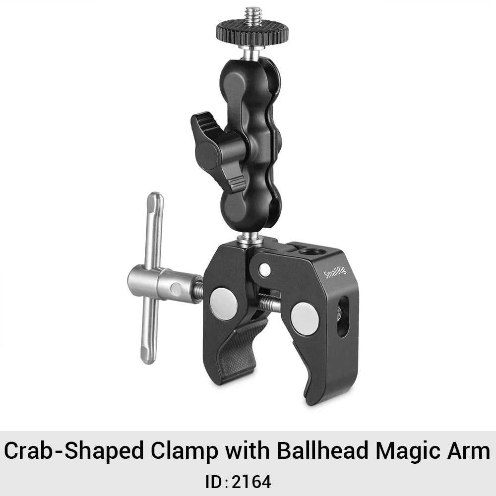 SmallRig Universal Magic Arm with Multi-Functional Ballhead Clamp