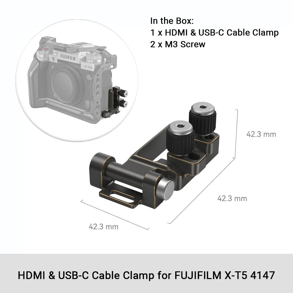 SmallRig Multifunctional Cage for FUJIFILM X-T5 Retro Handheld Cage Kit