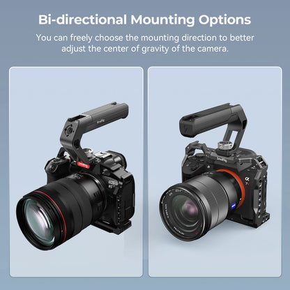 SmallRig Top Handle for ARRI Locating Holes (Tiny),Weight 113g,Portable Camera Top Handle for Sony for Canon for Nikon 4757