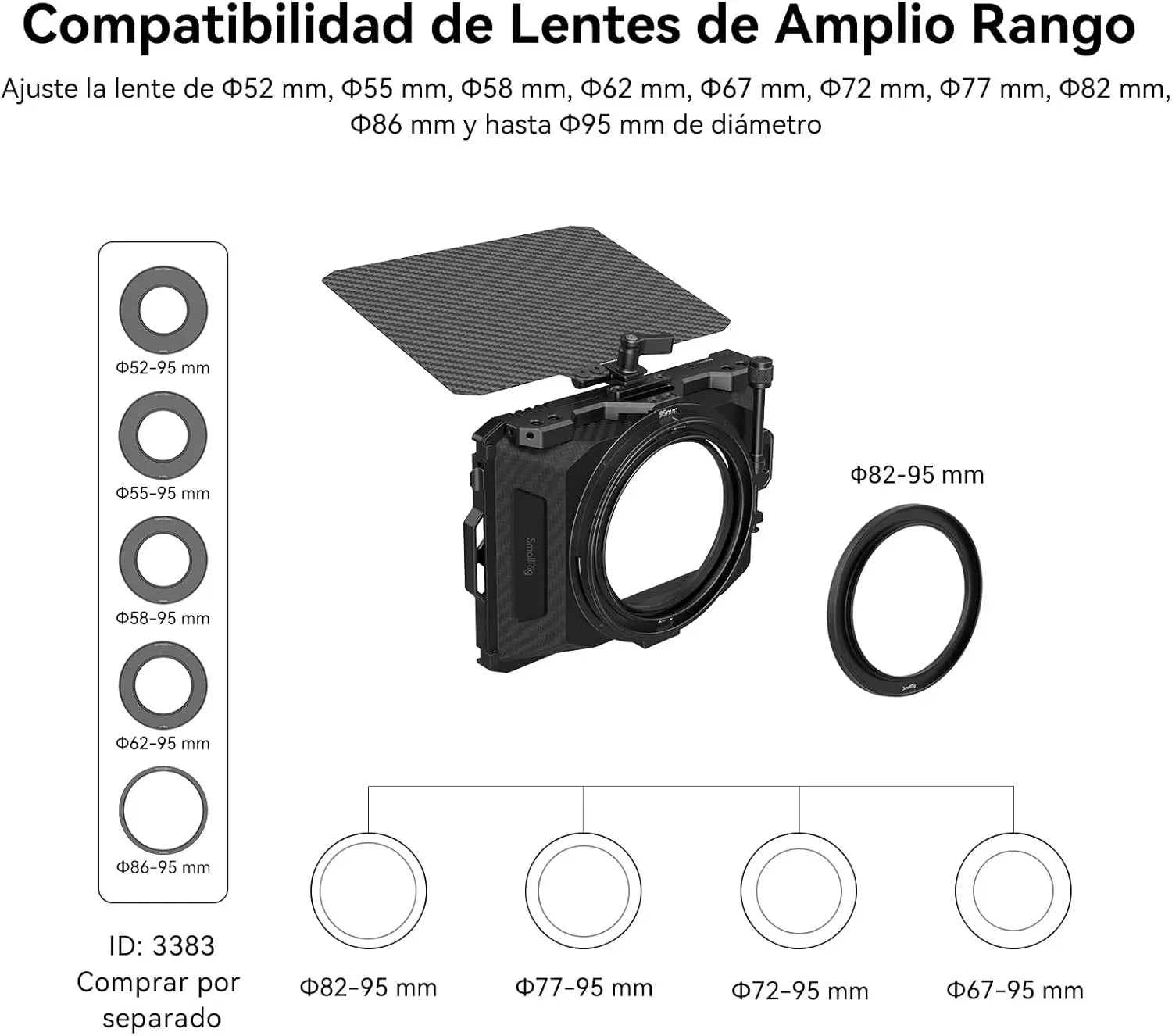 SmallRig Mini Matte Box for mirrorless cameras & Mini Follow Focus