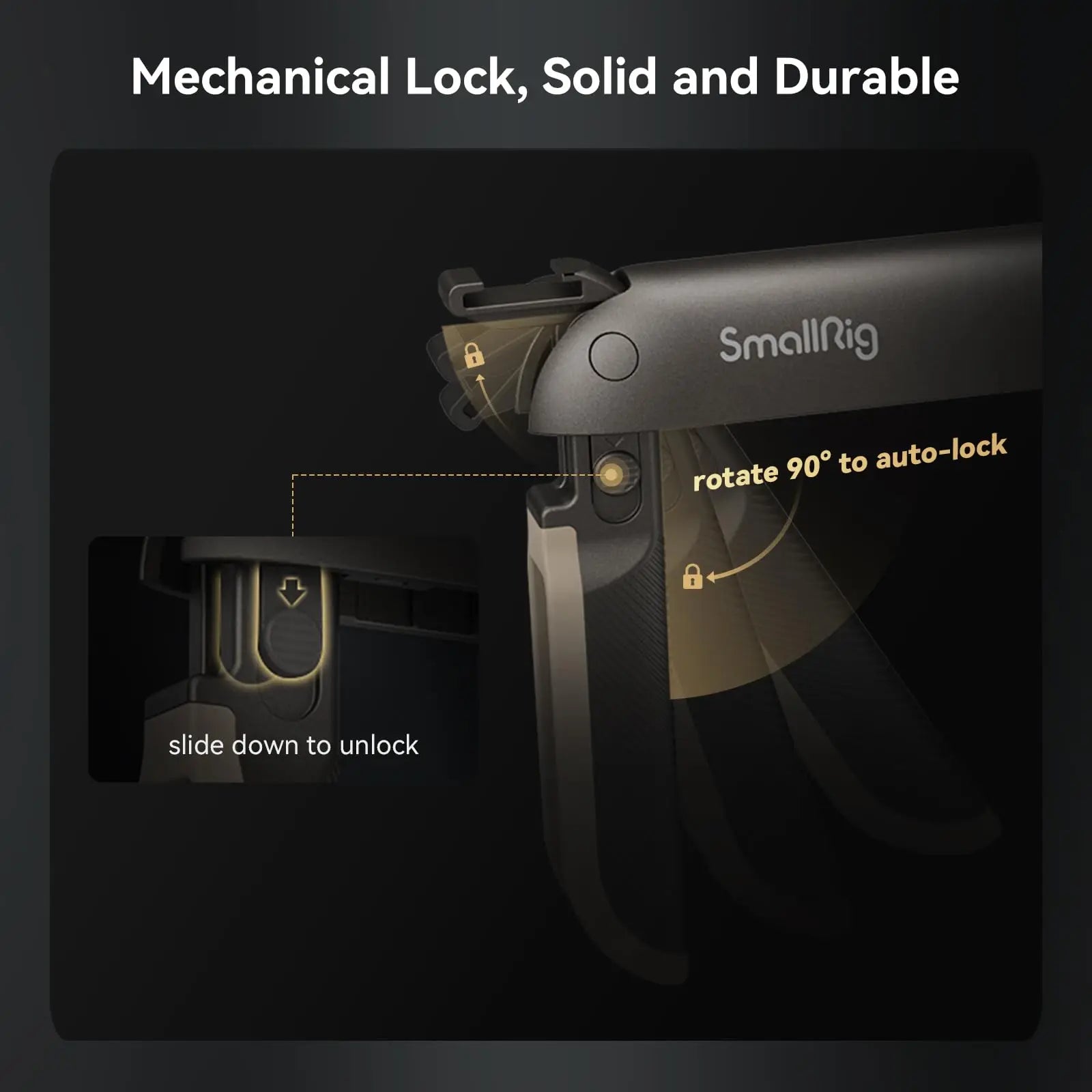 SmallRig P20 Foldable Universal Phone Cage, Smartphone Video Rig Case Stabilizer Tripod Mount