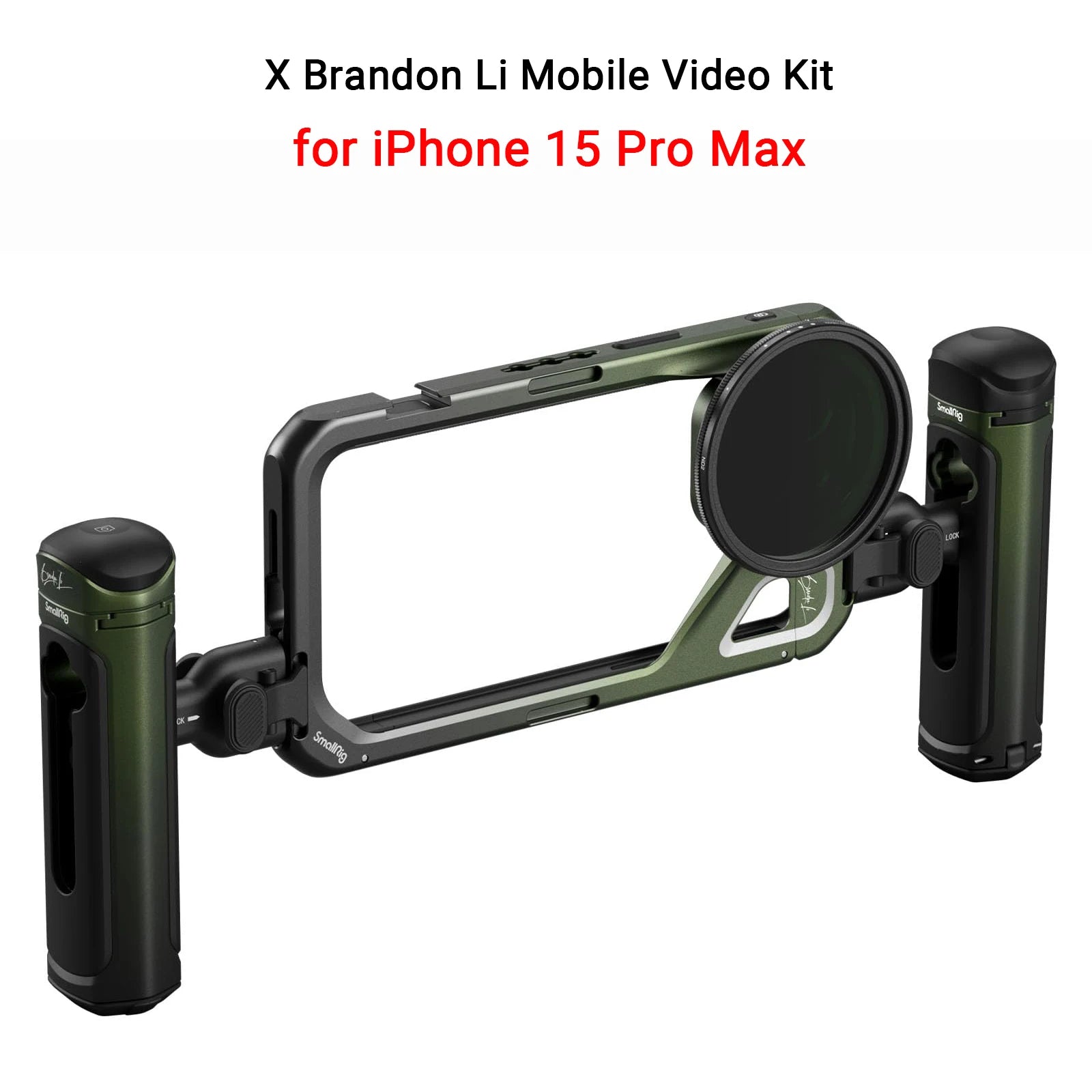 SmallRig Phone Cage for iPhone 15 Pro/15 Pro Max for Video Vlogging