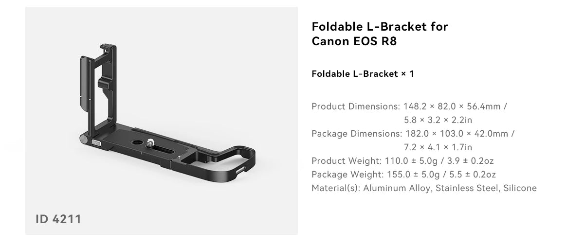 SmallRig Cage for Canon EOS R50 All-in-one Cage with 1/4"-20 Hole, ARRI 3/8"-16 Locating Hole, Cold Shoe Mount, NATO Rail