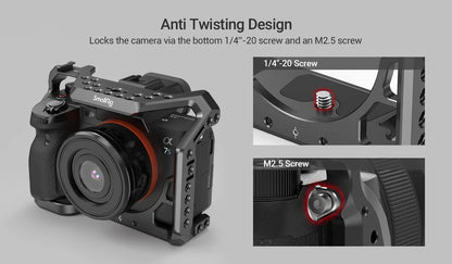 Smallrig A7S3 Camera Cage Rig A7SIII Form-fitting Cage for Sony Alpha 7S III Camera Cage A7siii Cage Rig Set 2999