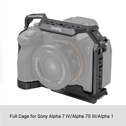 SmallRig Full Dslr for Sony A7 IV a7m4 Camera Cage Rig for Sony Alpha 7 IV/A7S III/A1/A7R  IV with Multi-Mounting Options Rigs
