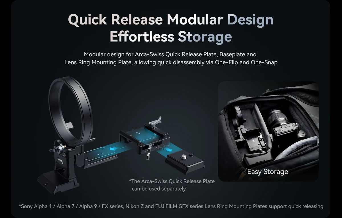 SmallRig Rotatable Plate Kit for Nikon