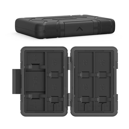 SMALLRIG SD Card Holder Memory Card Holder Case 15 Slots, Water-Resistant for SD Card, Micro SD Card, XQD Card - 3192