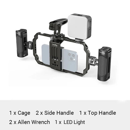 SmallRig Cage for iPhone & Universal Single Handle Handgrip