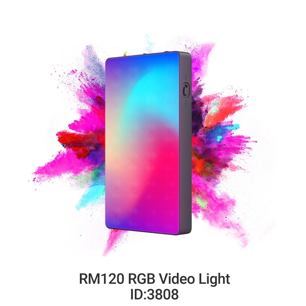 SmallRig RM120 Super Long-Battery-Life RGB Video Light Portable  All-in-One