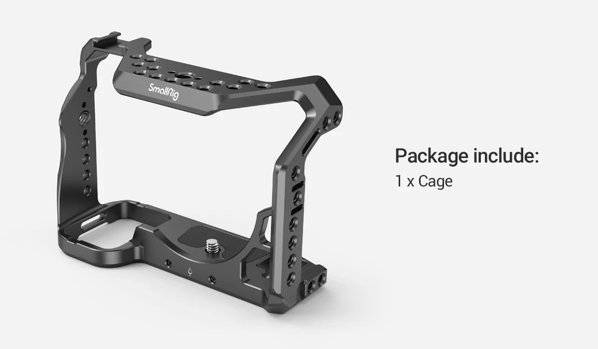 SMALLRIG Camera Cage Only for Sony Alpha 7S III / A7S III / A7SIII / A7S3 Formfitting Full Cage with 1/4"-20 & 3/8"-16 Threads