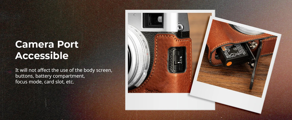 SmallRig Leather Half Case Kit for FUJIFILM X100VI