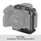 SmallRig Full Dslr for Sony A7 IV a7m4 Camera Cage Rig for Sony Alpha 7 IV/A7S III/A1/A7R  IV with Multi-Mounting Options Rigs