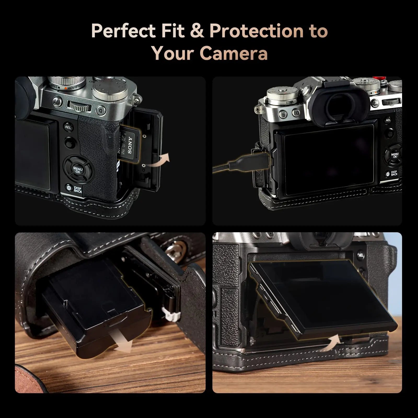 SmallRig Half Case / Wrist Strap Kit for FUJIFILM X-T5