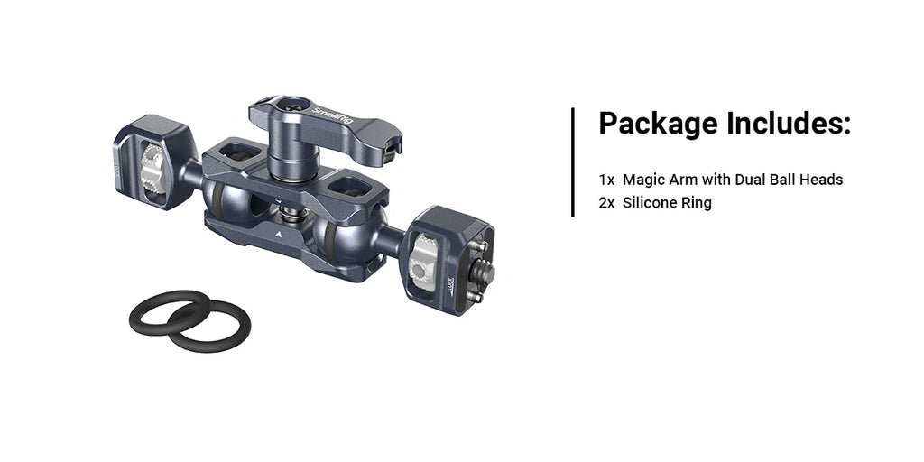 SmallRig Flexible Articulating Magic Arm with Dual Ballhead (3873)