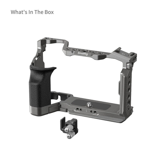 SmallRig A7C II / A7CR “HawkLock” Quick Release Cage Kit with Silicone Handle for Sony Alpha 7C II / 7CR 5198