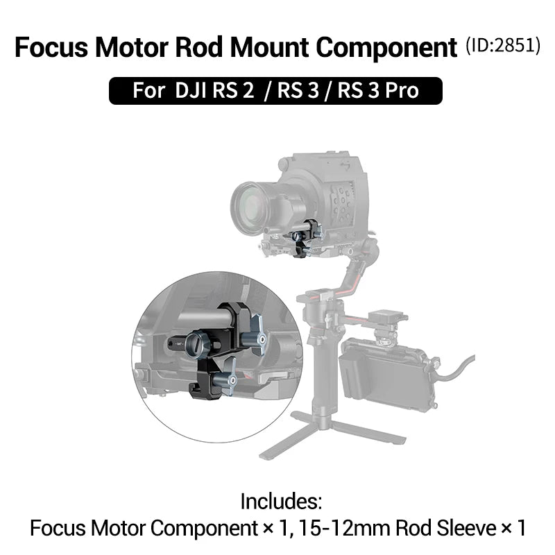 SmallRig Wireless Control Dual Handgrip for DJI RS 2 / RS 3 Pro /RS 4 / RS 4 Pro Free Controls Stabilizer Quick-Release Handgrip