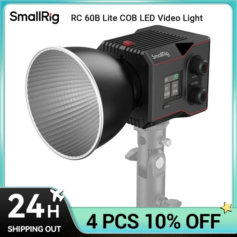 Smallrig RC 60B & Accessories COB LED Video Light Photography