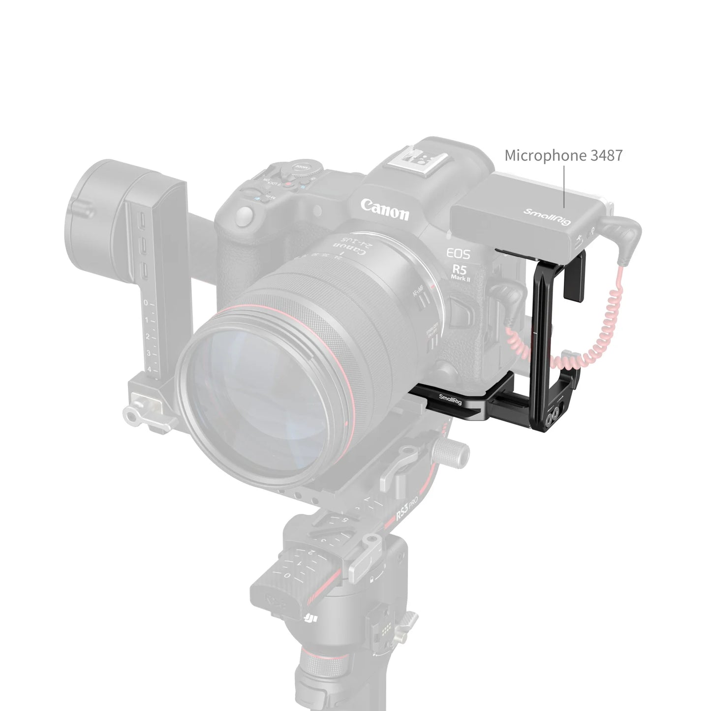 SmallRig L-Shape Mount Plate for Canon EOS R5 Mark II with Arca-Swiss Quick Release for DJI ,Arca-type Tripods 4983