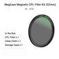 SmallRig 2-in-1 52mm Magnetic Filter Adapter Ring / Phone Stand for iPhone, Foldable Compact and Portable 4219