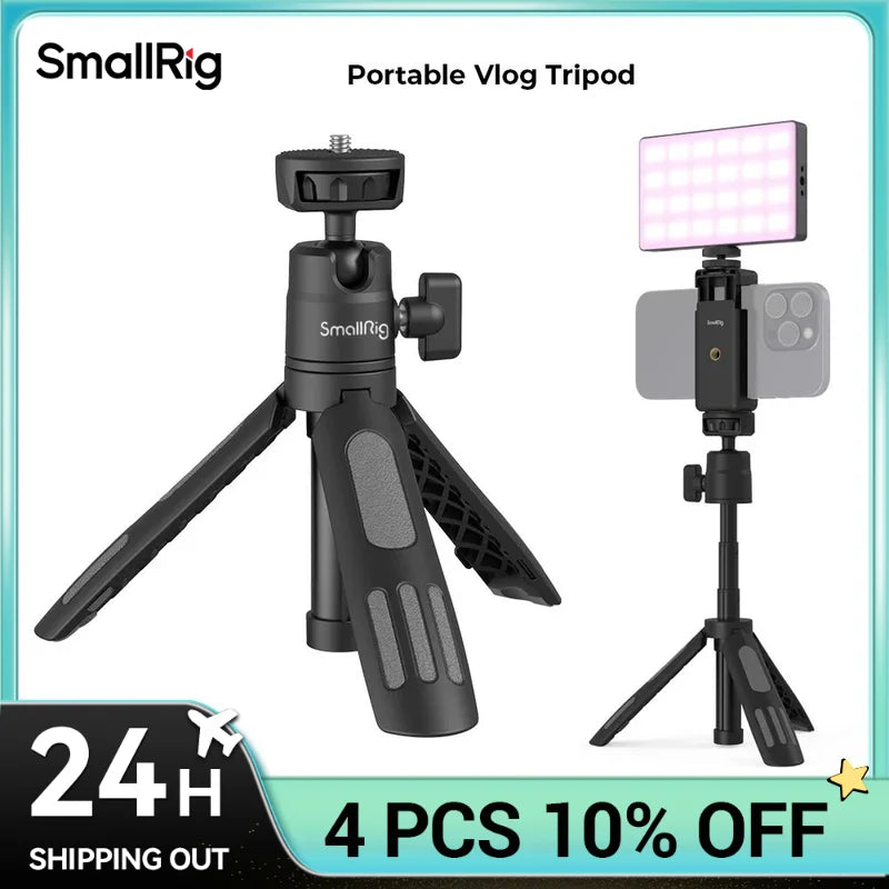 SmallRig Vigor Vlog Kit Compact and Stretchable Tripod Grip Selfie Stick Mode