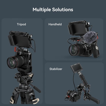 SmallRig Camera L-Bracket for Canon EOS R6 Mark II /R5 /R5 C / R6  Arca-Type 1/4" Accessory Threads Quick Release L Plate 4160