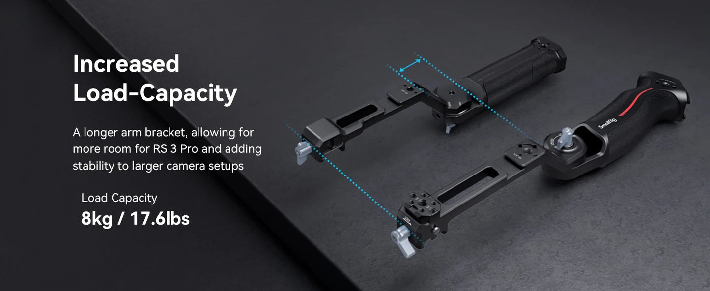 SmallRig RS 4 mini Adjustable Handle Sling Handgrip for DJI RS 2 / RS 3 / RS 3 Pro/ RS 3 Mini / RS 4 Pro /RS 4 /RS 4 mini Gimbal
