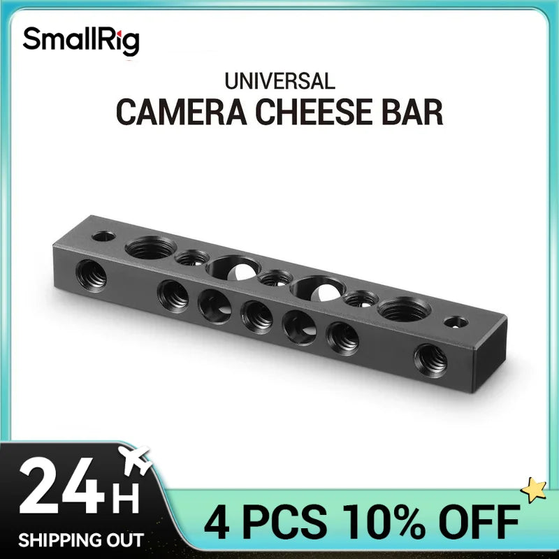 SmallRig Cool Cheese Bar with 1/4" & 3/8" Screw Holes - 1091