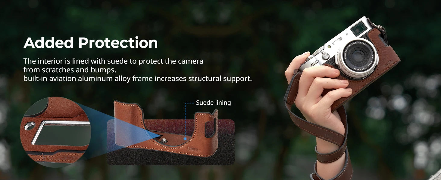 SmallRig Leather Half Case Kit for FUJIFILM X100VI