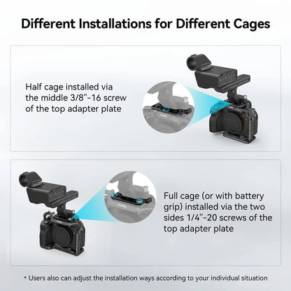 SmallRig Adapter Plate for Sony FX30 / FX3 XLR Handle for Sony A7 IV and A7S III MD4019 For Cages 3241, 3667, 2999, 3639, 3594